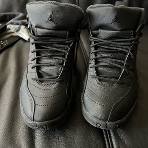 All Black Jordan 11s Size 7y. Excellent Condition. No Box